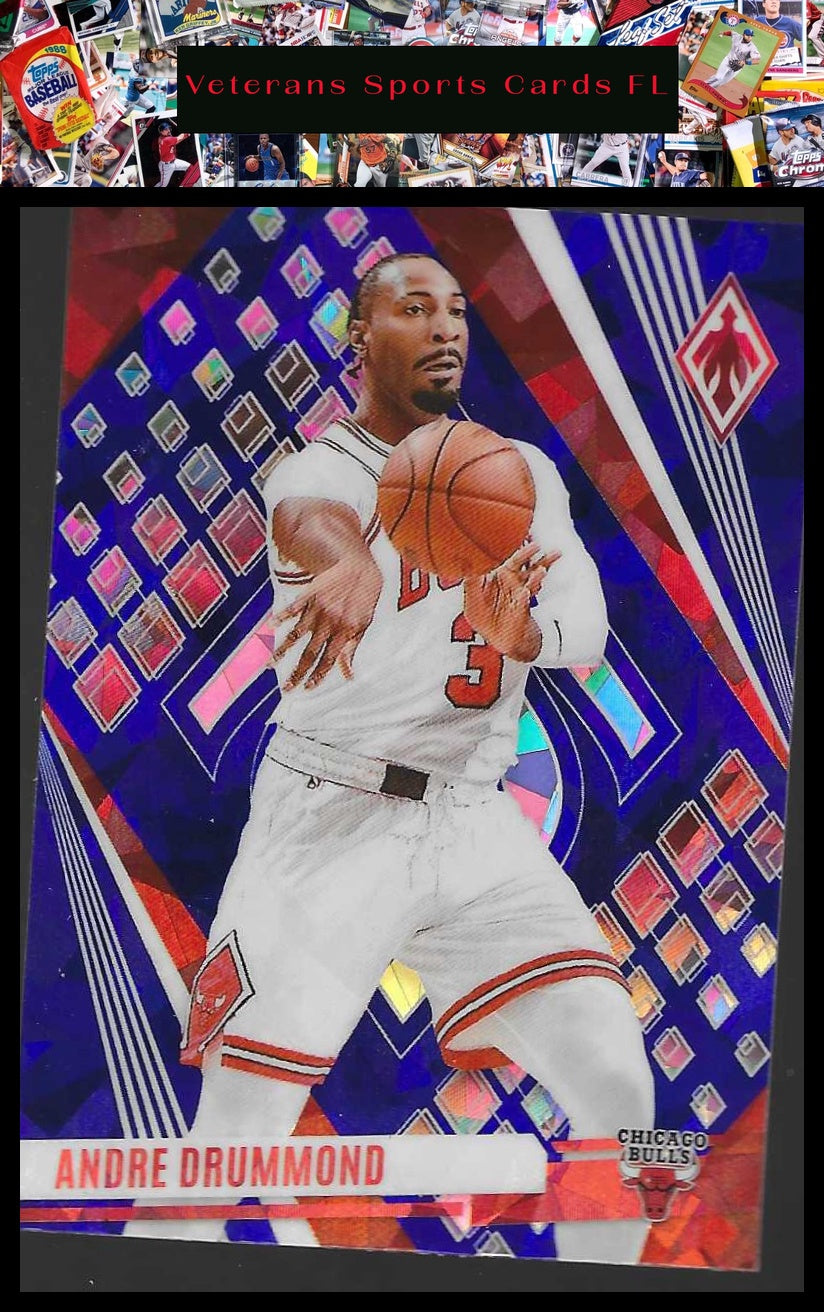 2023-24 Panini Phoenix #188 Andre Drummond Phoenix Blue Ice