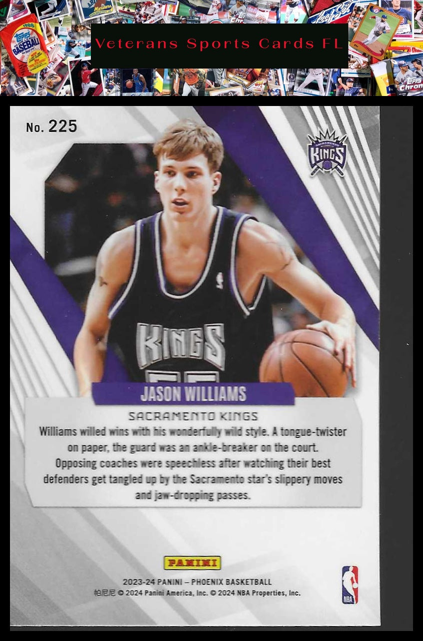 2023-24 Panini Phoenix #225 Jason Williams Phoenix Blue Ice
