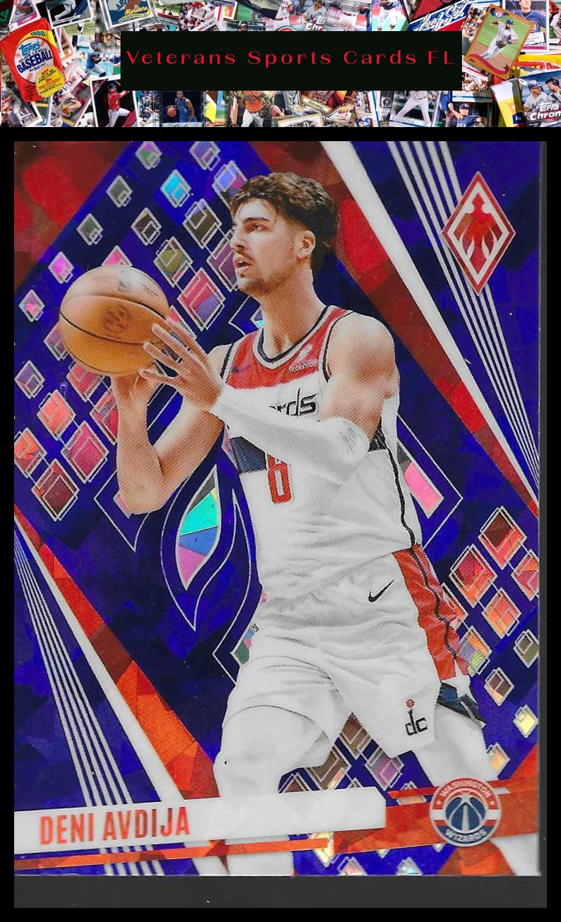 2023-24 Panini Phoenix #104 Deni Avdija Phoenix Blue Ice