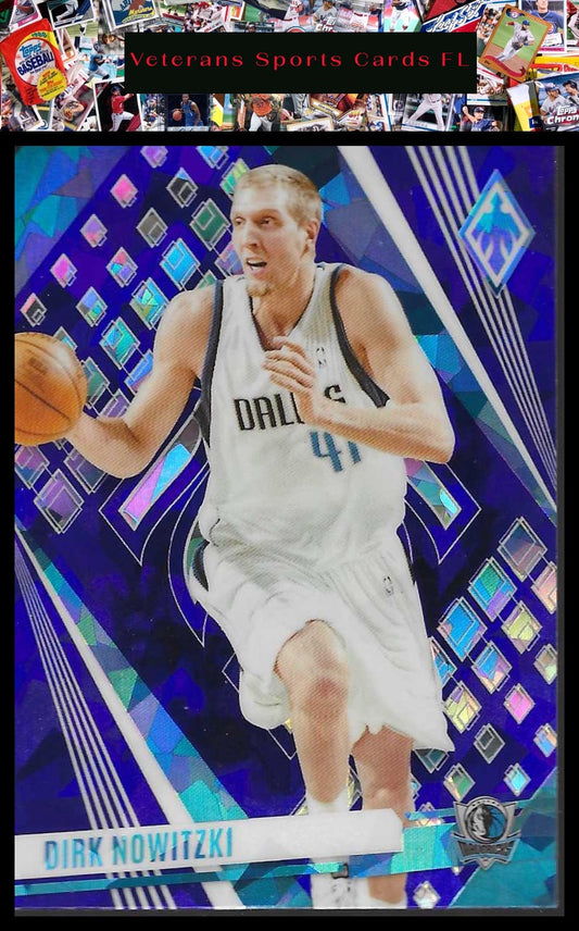 2023-24 Panini Phoenix #66 Dirk Nowitzki Phoenix Blue Ice
