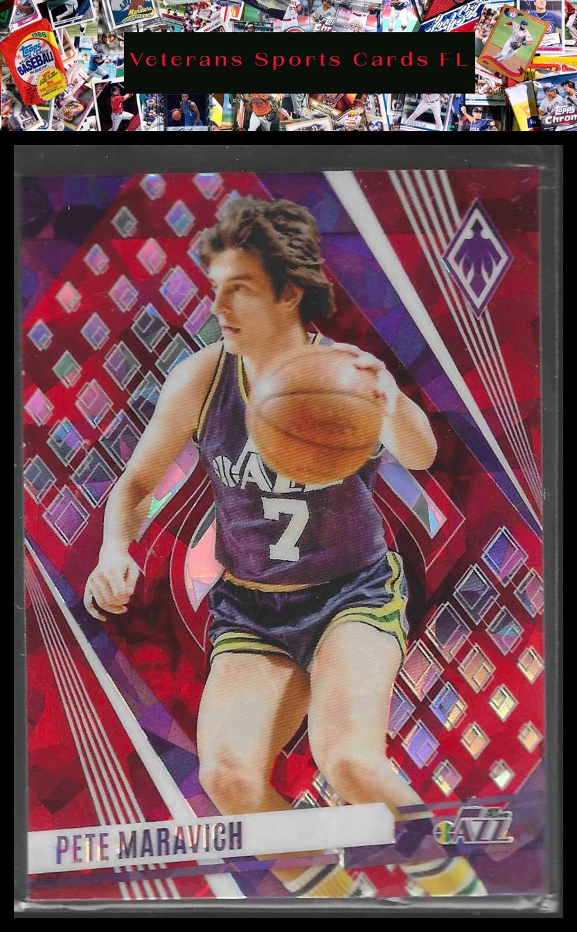 2023-24 Panini Phoenix #45 Pete Maravich Phoenix Red Ice