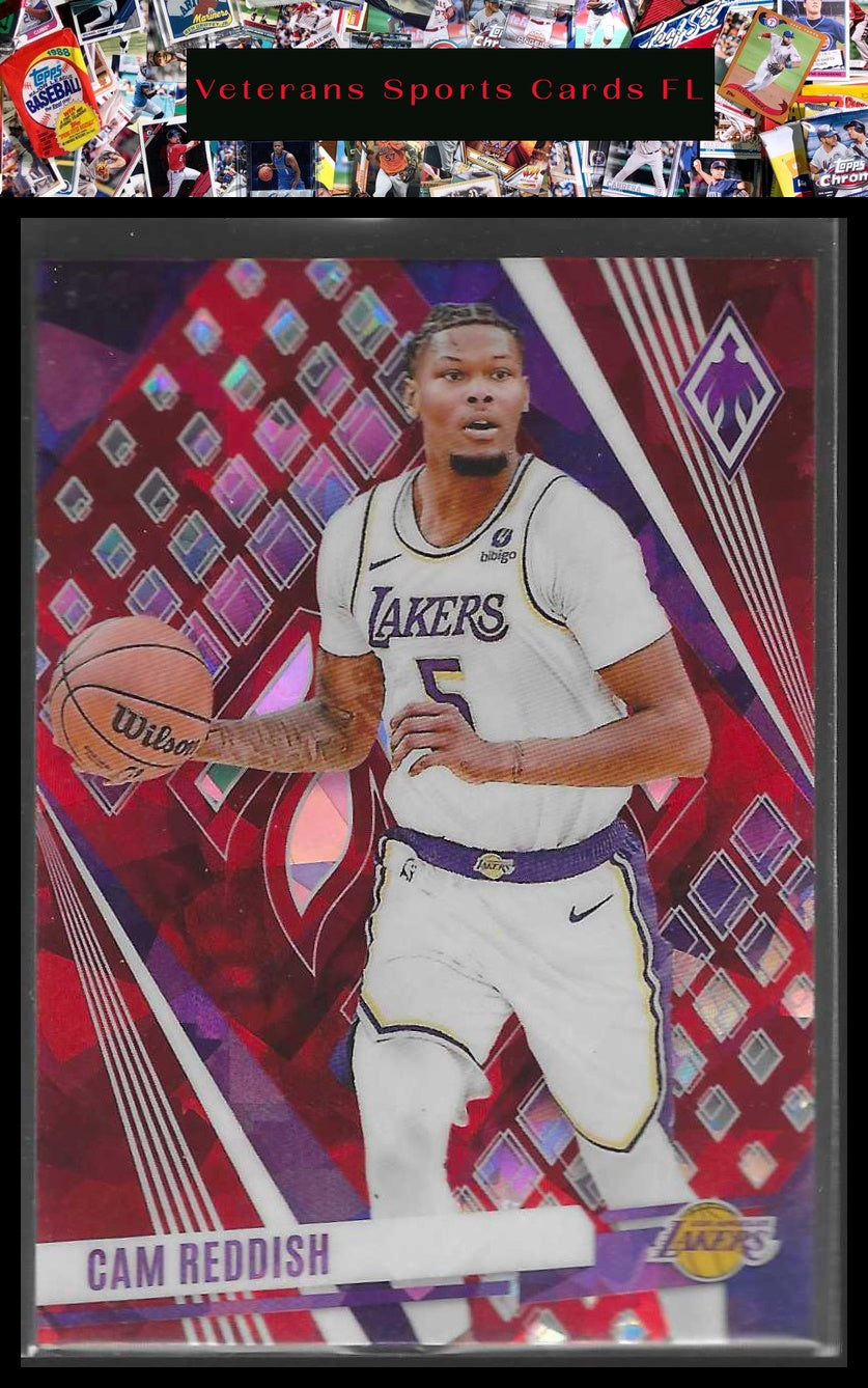 2023-24 Panini Phoenix #163 Cam Reddish Phoenix Red Ice