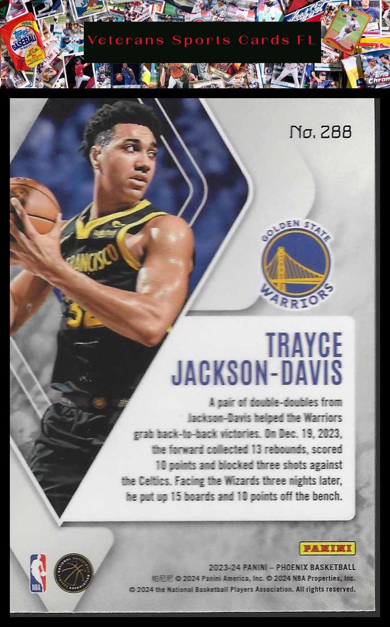 2023-24 Panini Phoenix #288 Trayce Jackson-Davis