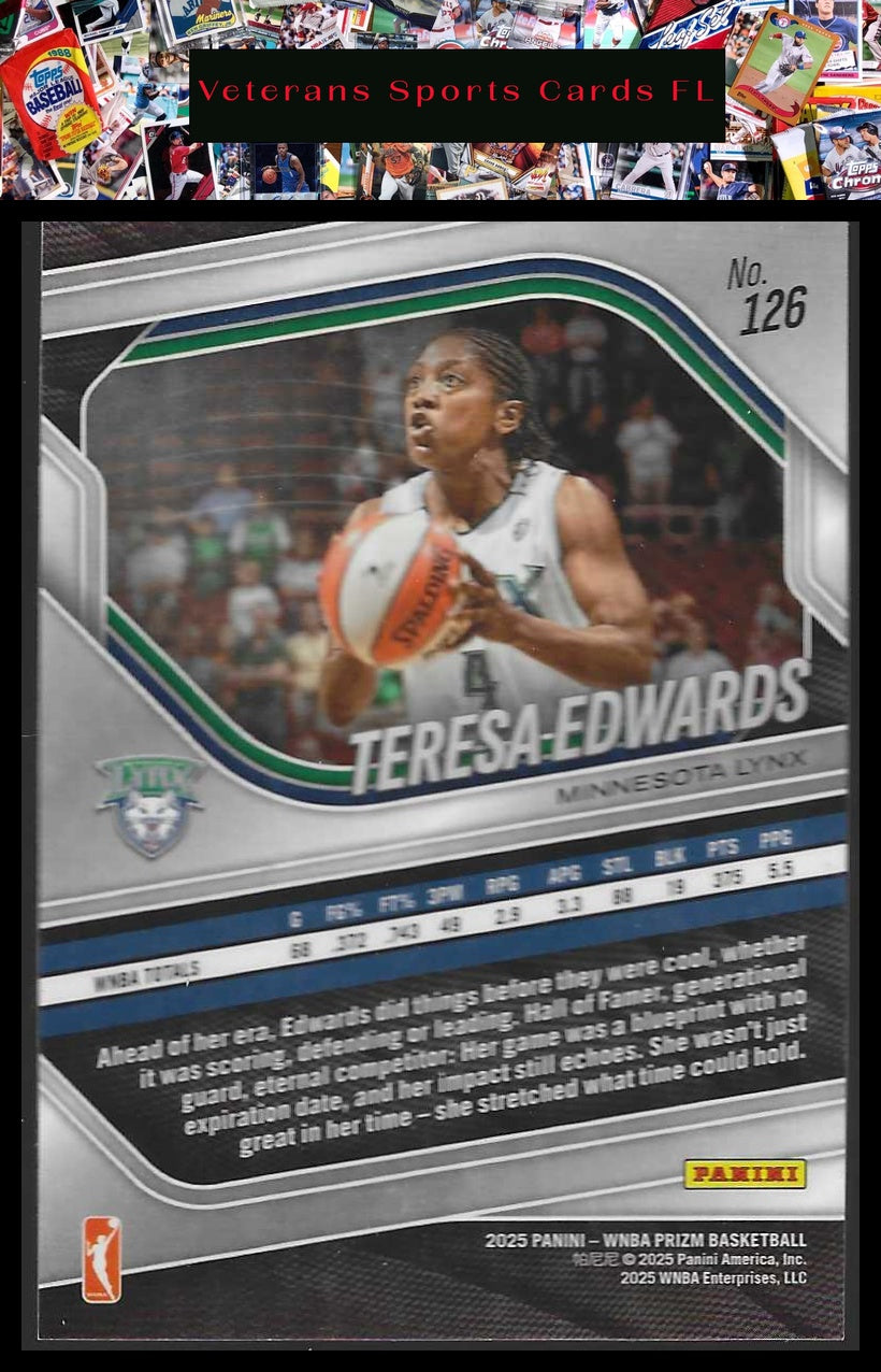 2025 Panini Prizm WNBA #126 Teresa Edwards