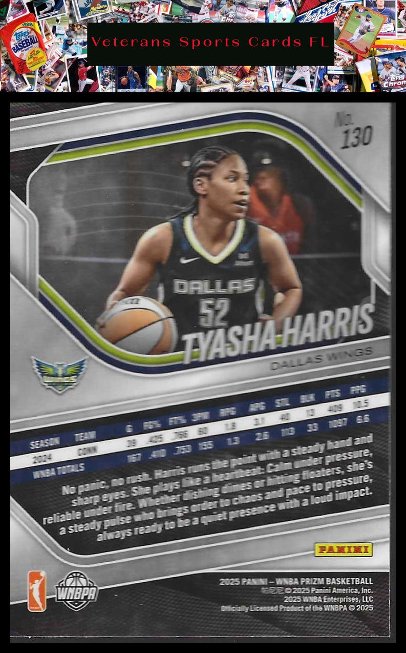 2025 Panini Prizm WNBA #130 Tyasha Harris