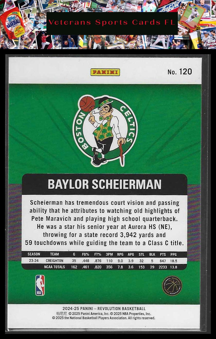 2024-25 Panini Revolution #120 Baylor Scheierman
