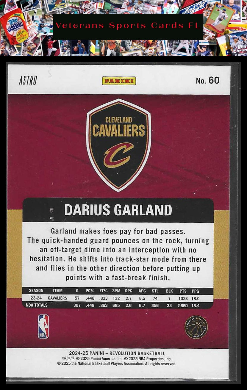 2024-25 Panini Revolution #60 Darius Garland Astro