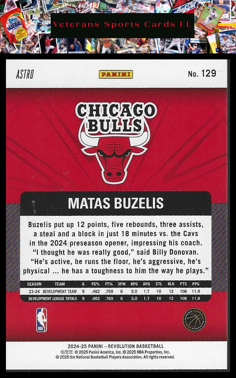 2024-25 Panini Revolution #129 Matas Buzelis