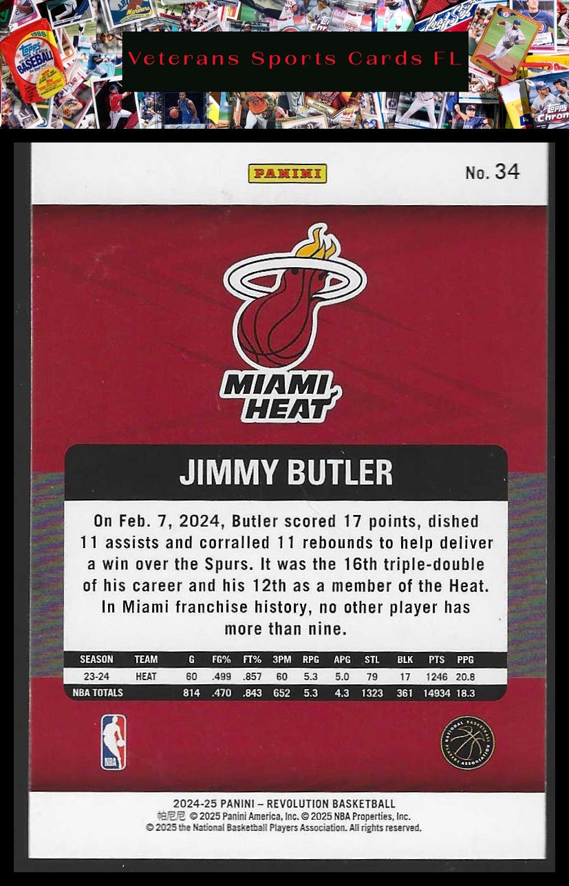 2024-25 Panini Revolution #34 Jimmy Butler III