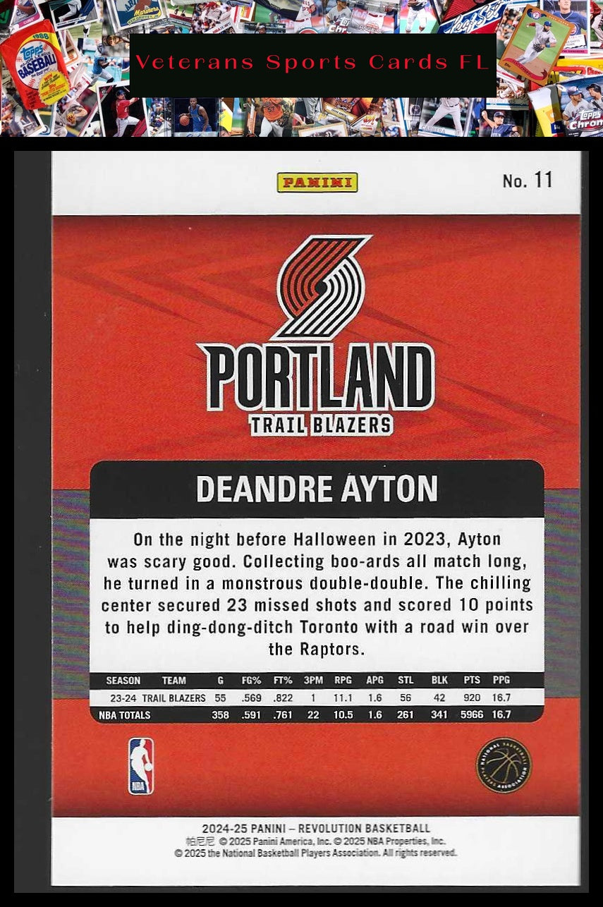 2024-25 Panini Revolution #11 Deandre Ayton