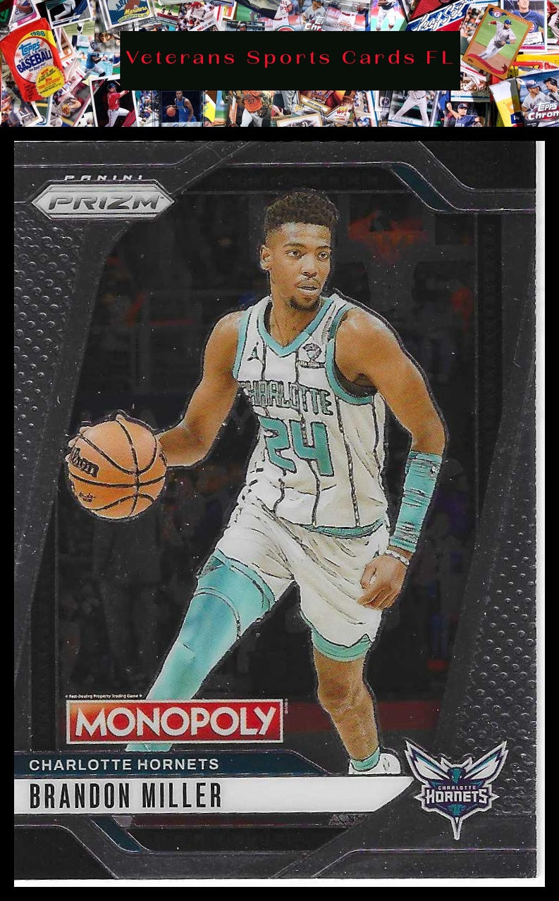 2024-25 Panini Prizm Monopoly #32 Brandon Miller