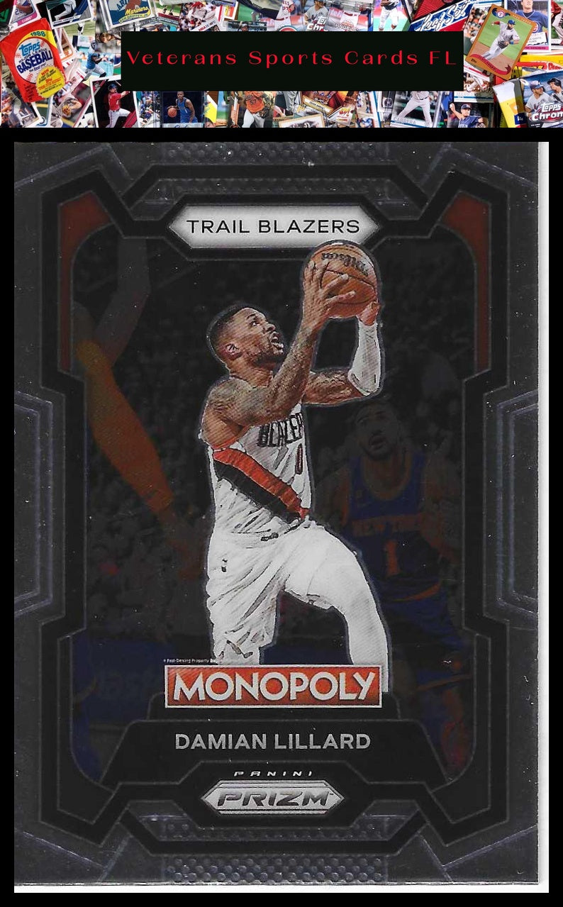 2023-24 Panini Prizm Monopoly #73 Damian Lillard