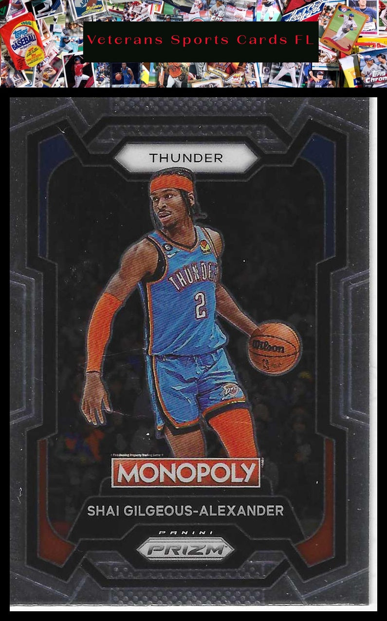 2023-24 Panini Prizm Monopoly #61 Shai Gilgeous-Alexander