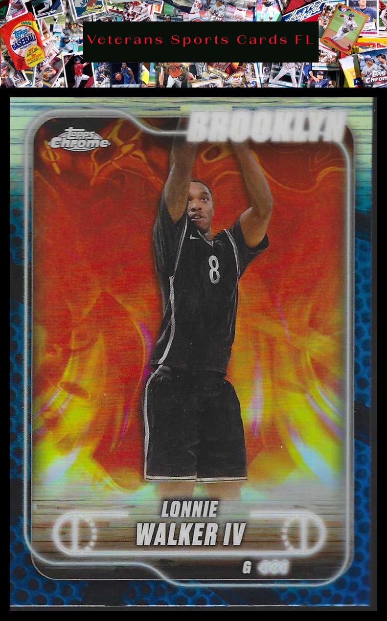 2024-25 Topps Chrome #180 Lonnie Walker IV