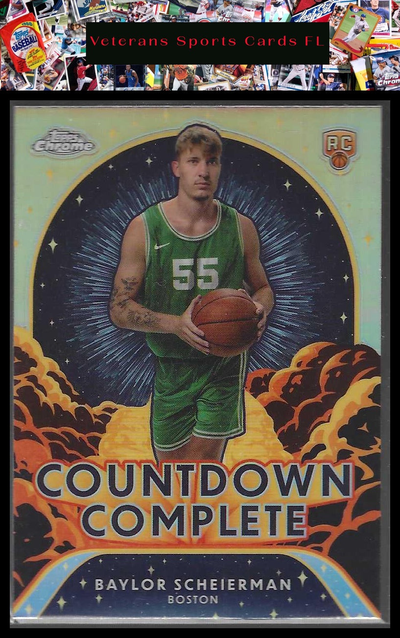 2024-25 Topps Chrome - Countdown Complete Refractor #CC-24 Baylor Scheierman