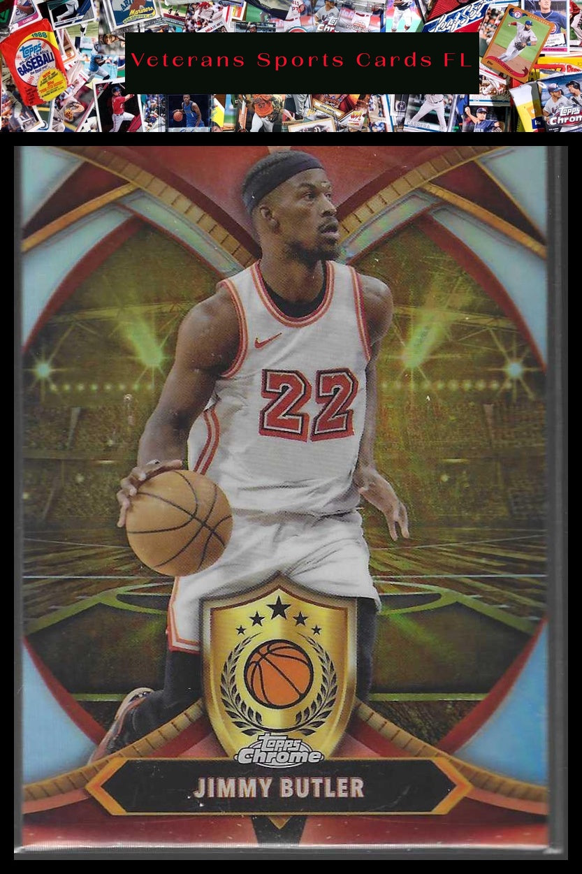 2024-25 Topps Chrome - Ball of Duty Blue Refractor #BOD-15 Jimmy Butler