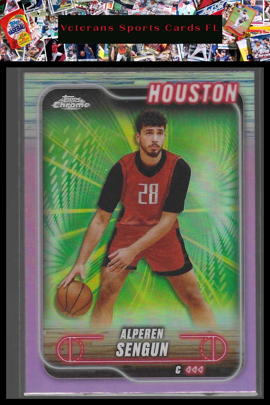 2024-25 Topps Chrome #106 Alperen Sengun Refractor