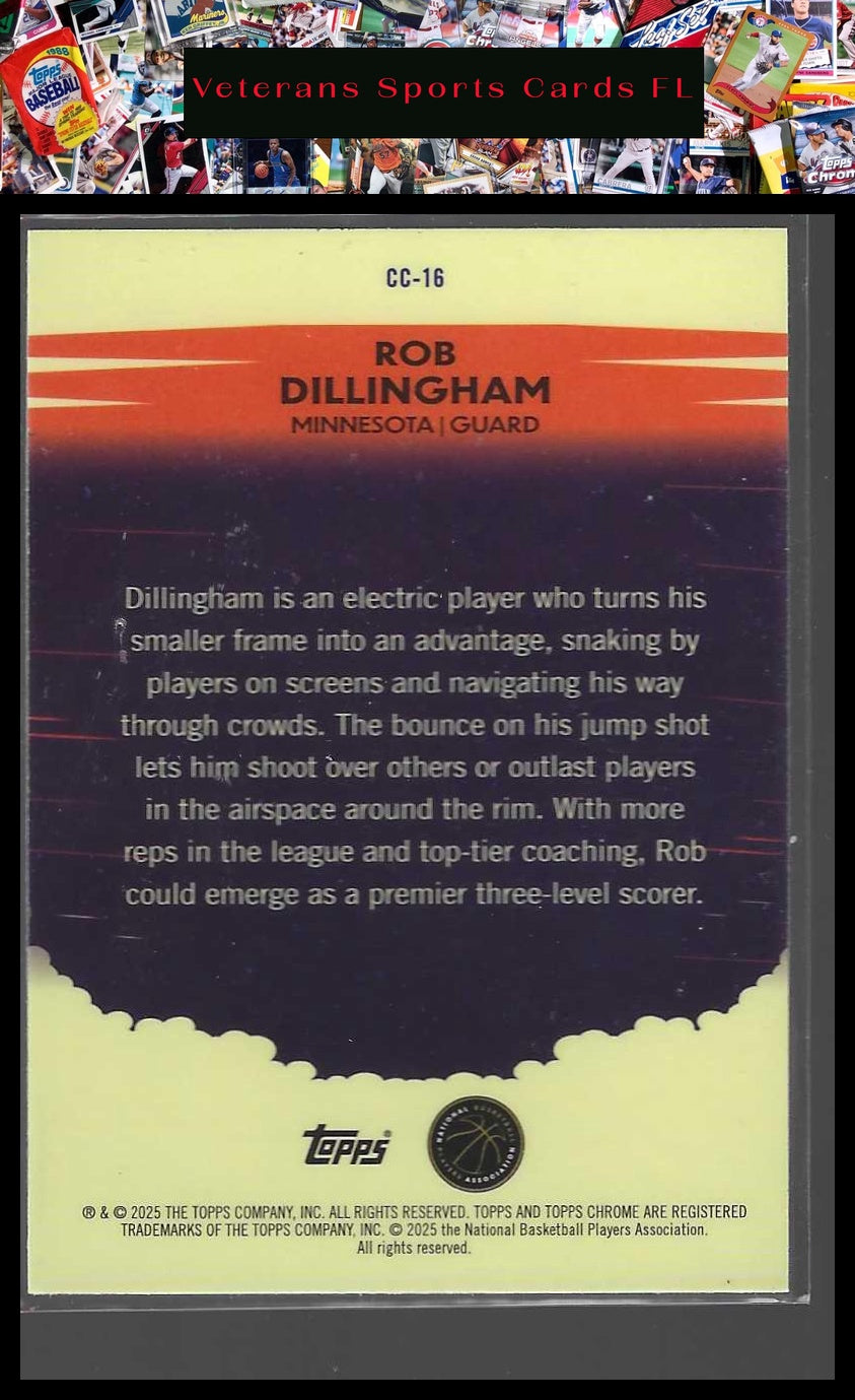 2024-25 Topps Chrome - Countdown Complete #CC-16 Rob Dillingham