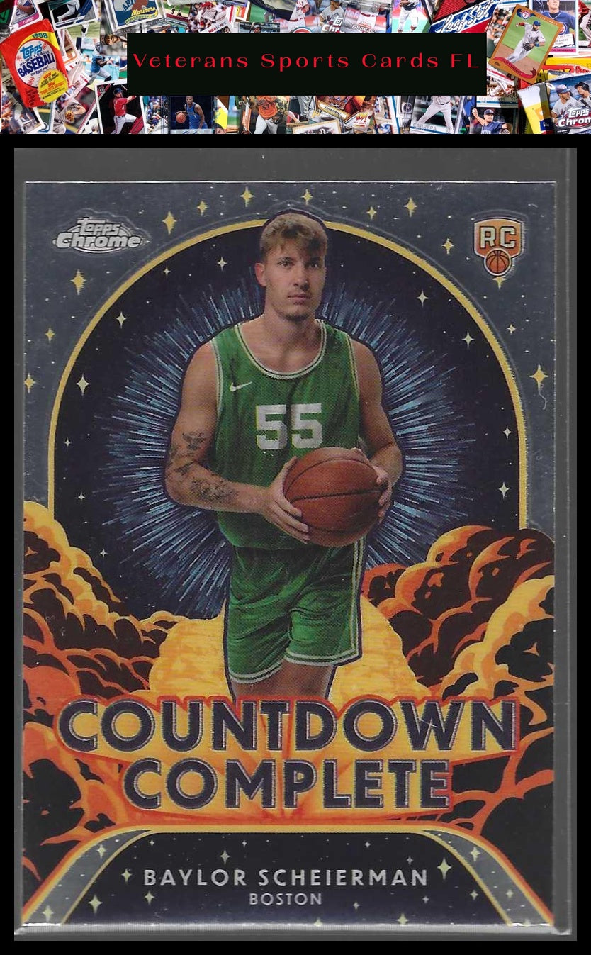 2024-25 Topps Chrome - Countdown Complete #CC-24 Baylor Scheierman