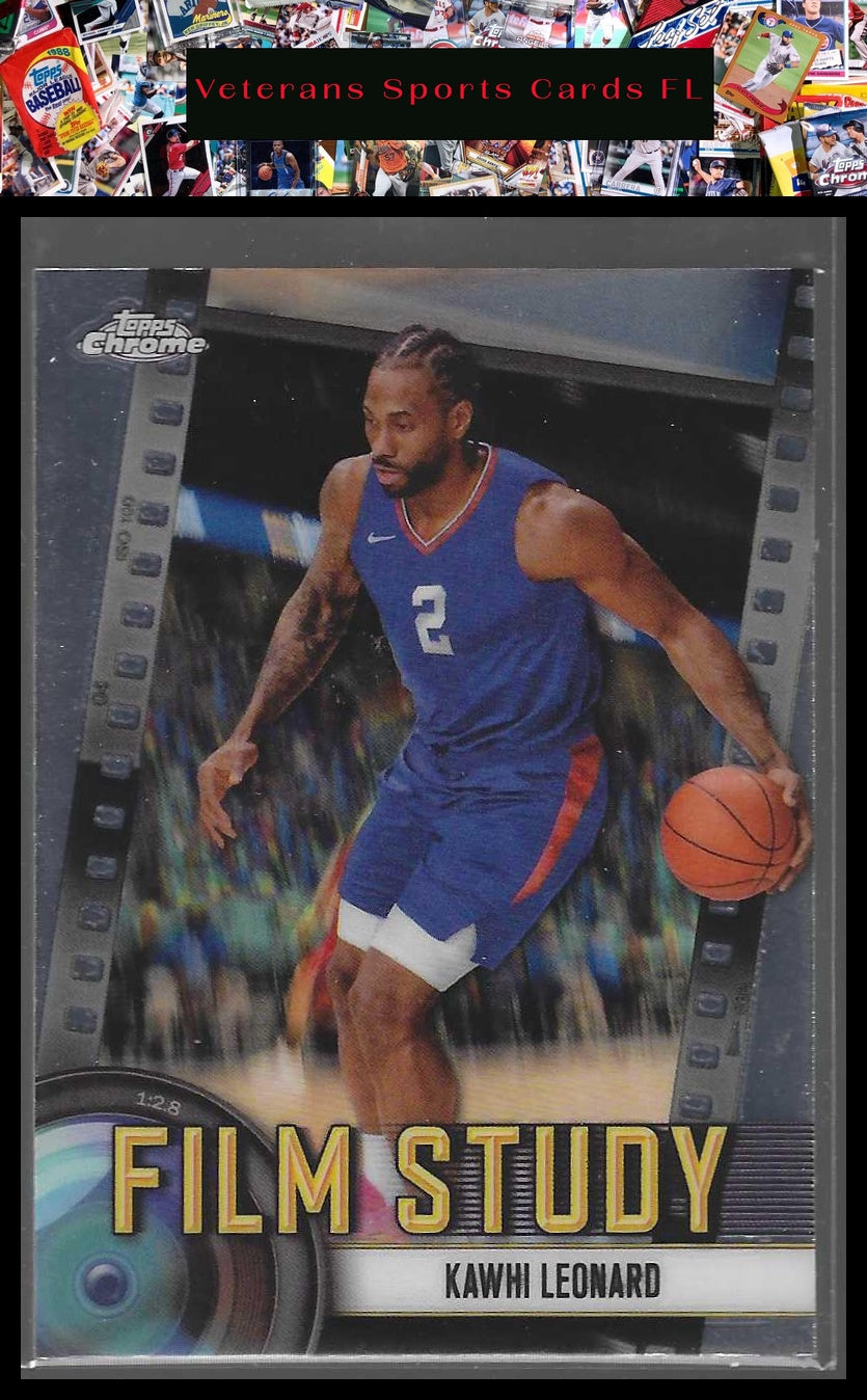 2024-25 Topps Chrome - Film Study #FS-15 Kawhi Leonard