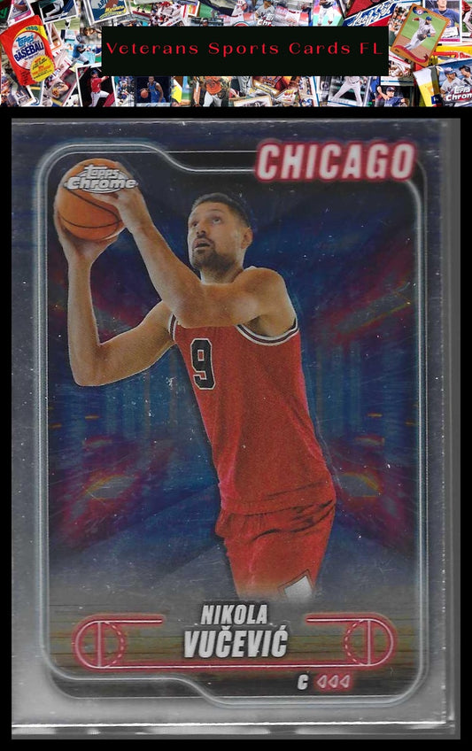 2025-26 Topps Chrome #24 Nikola Vučević