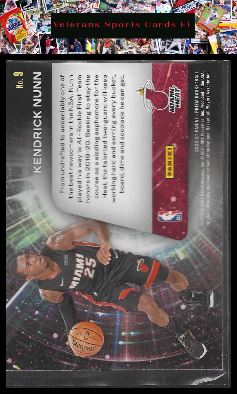 2020-21 Panini Prizm #9 Kendrick Nunn Sophomore Stars