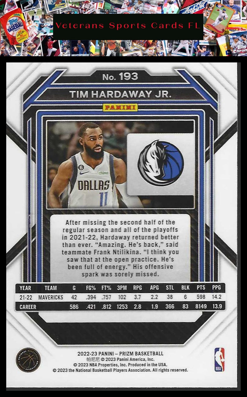 2022-23 Panini Prizm #226 Jaden Hardy