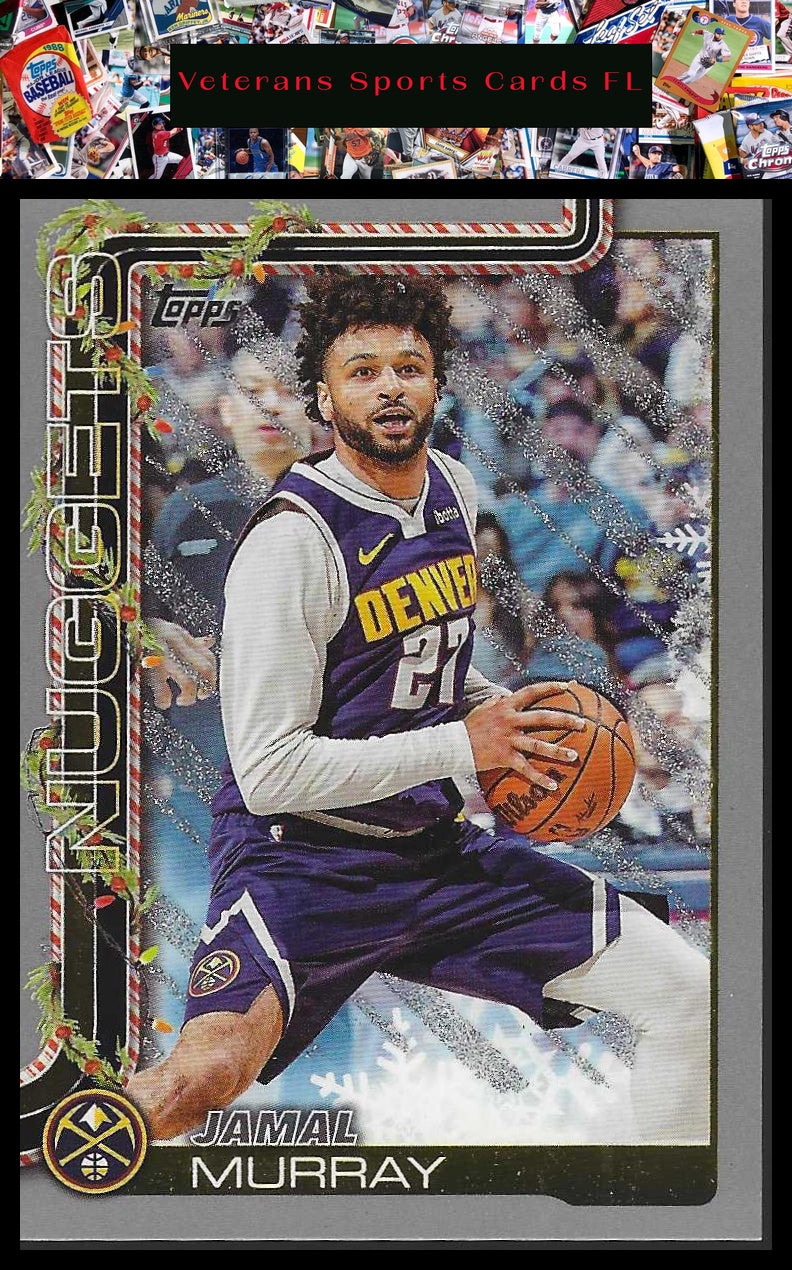 2025-26 ToppsHoliday #H80 Jamal Murray Glitter Holiday