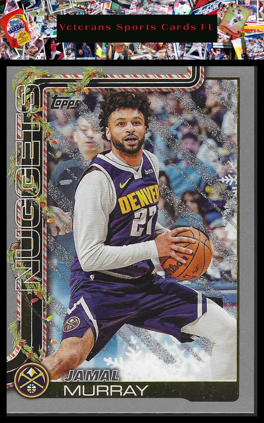 2025-26 ToppsHoliday #H80 Jamal Murray Glitter Holiday