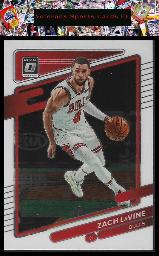 2021-22 Donruss Optic #105 Zach LaVine