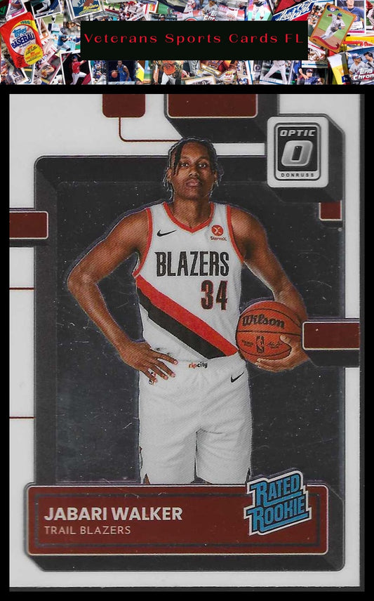 2022-23 Donruss Optic #242 Jabari Walker