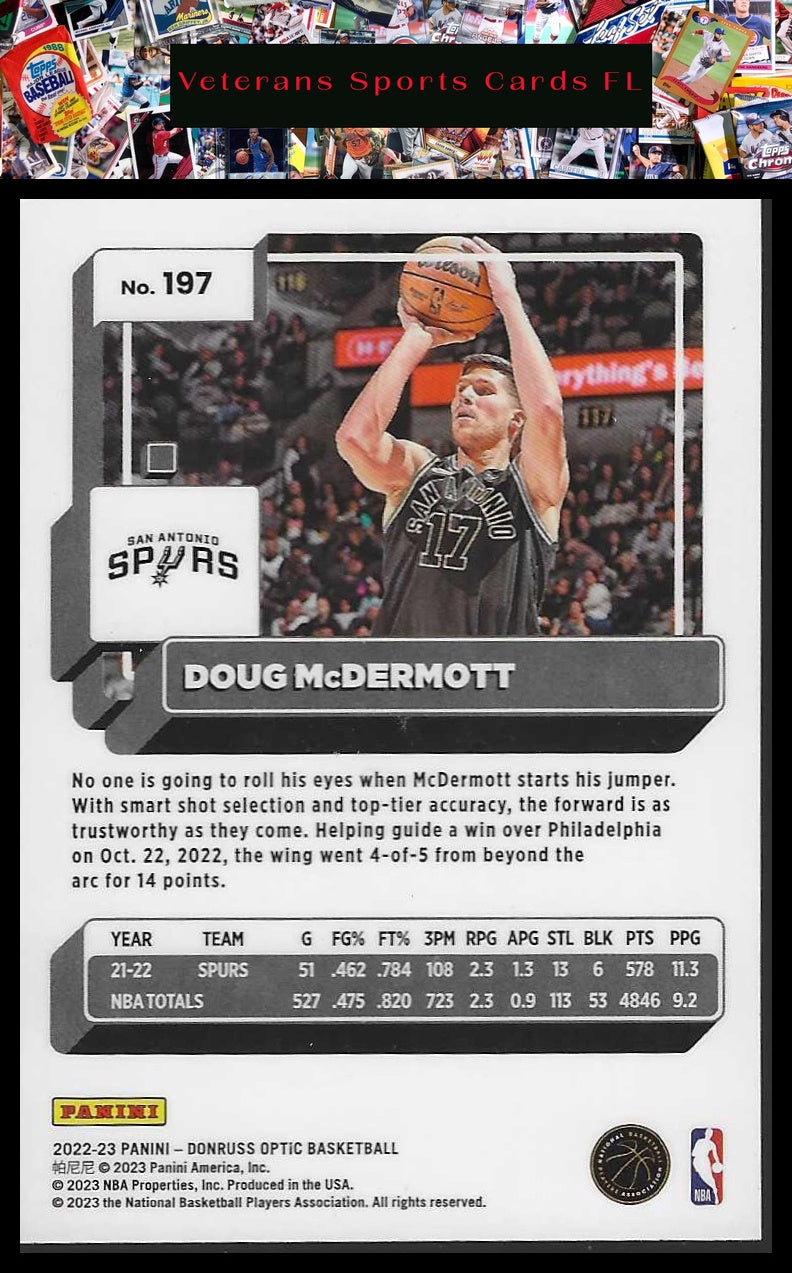 2022-23 Donruss Optic #135 Kevin Huerter