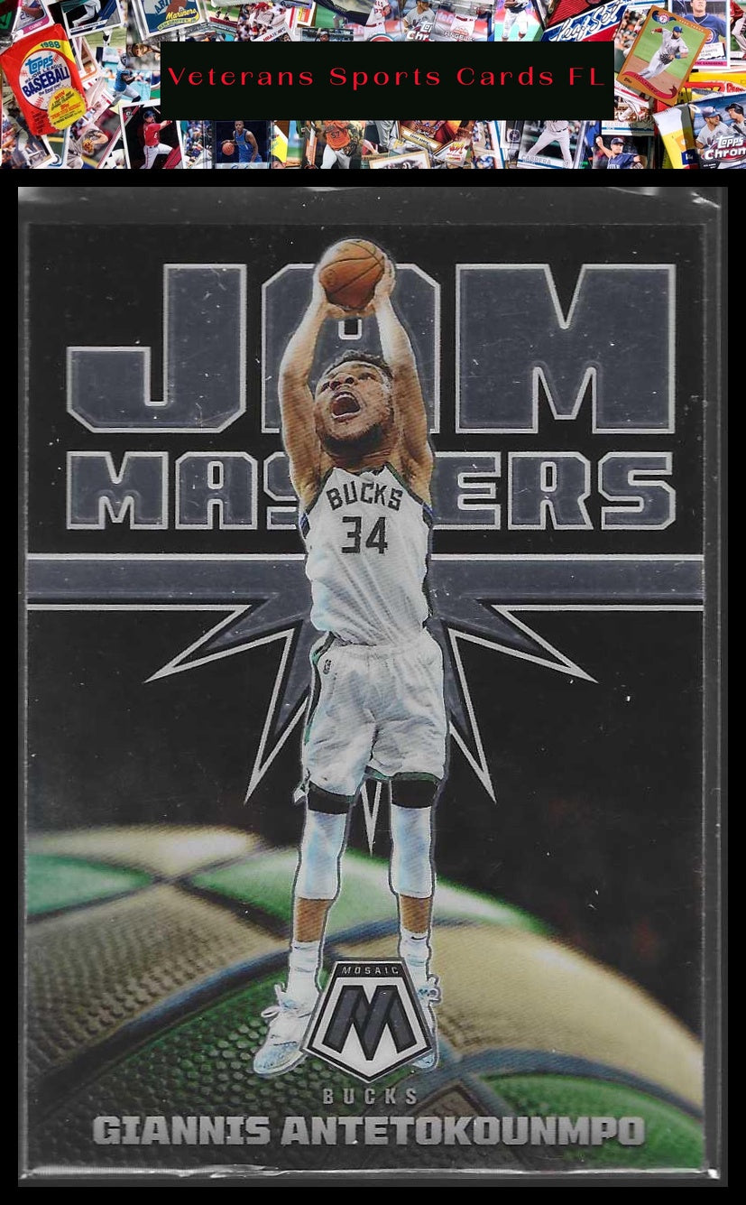 2021-22 Panini Mosaic #6 Giannis Antetokounmpo Jam Masters