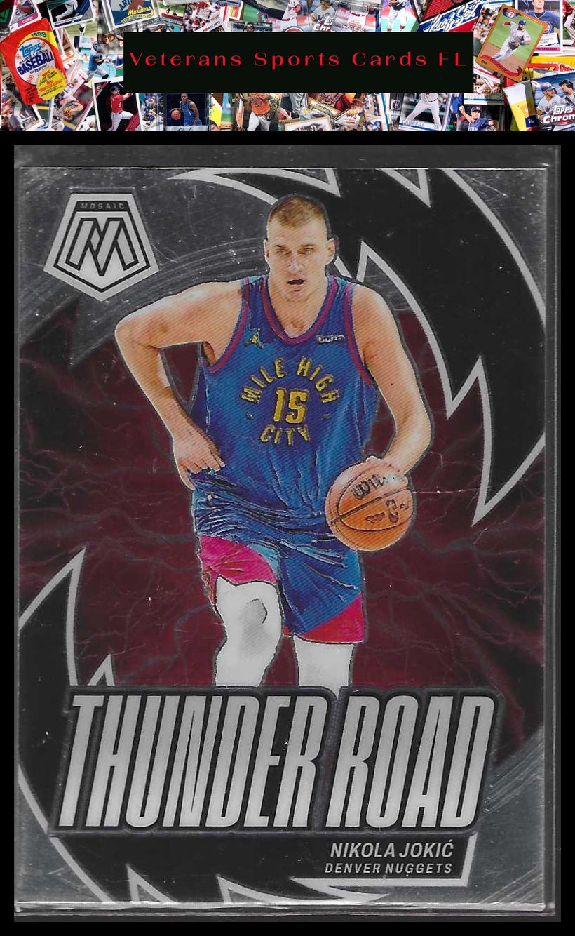 2023-24 Panini Mosaic #7 Nikola Jokic Thunder Road