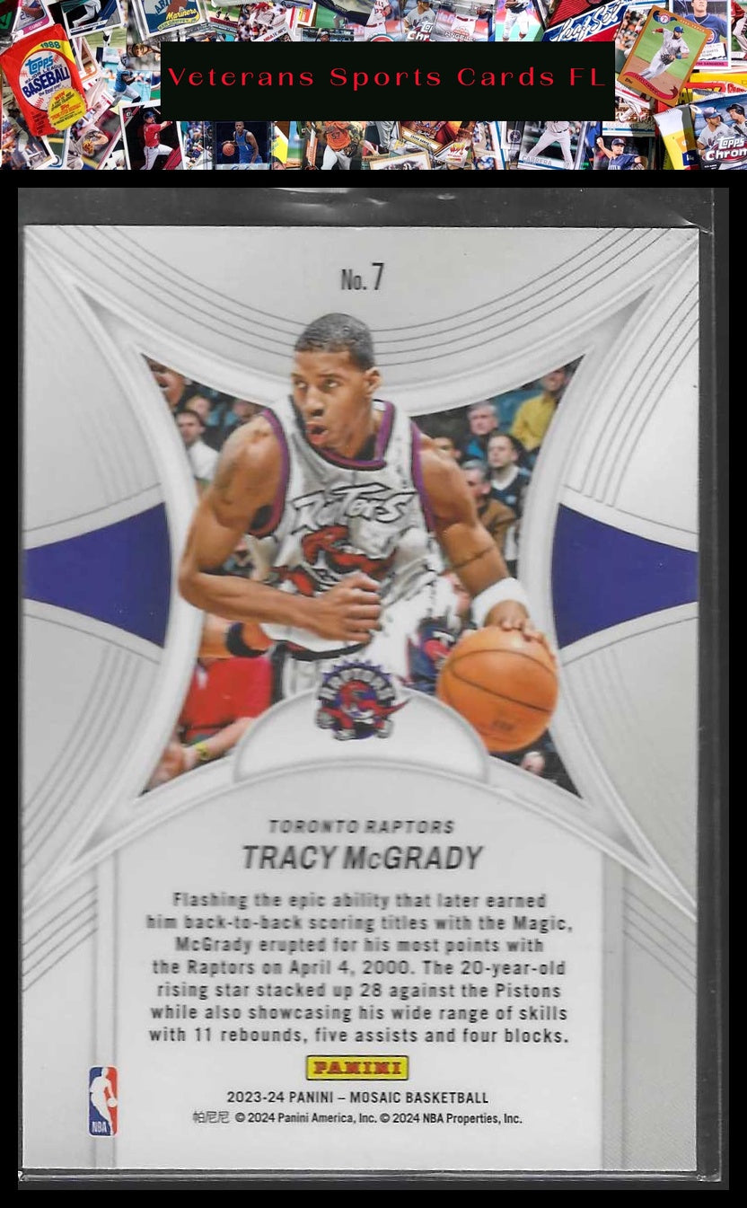 2023-24 Panini Mosaic #7 Tracy McGrady Epic Performers