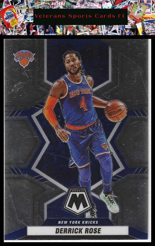 2021-22 Panini Mosaic #84 Derrick Rose