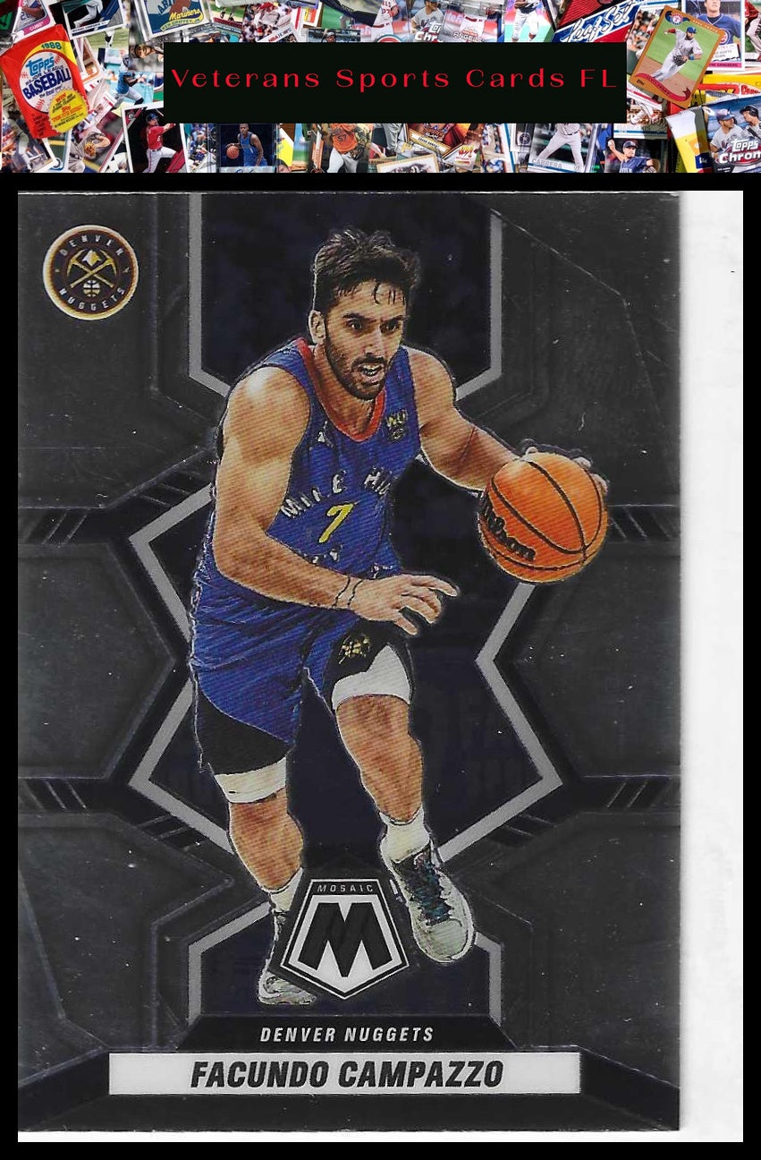 2021-22 Panini Mosaic #110 Facundo Campazzo