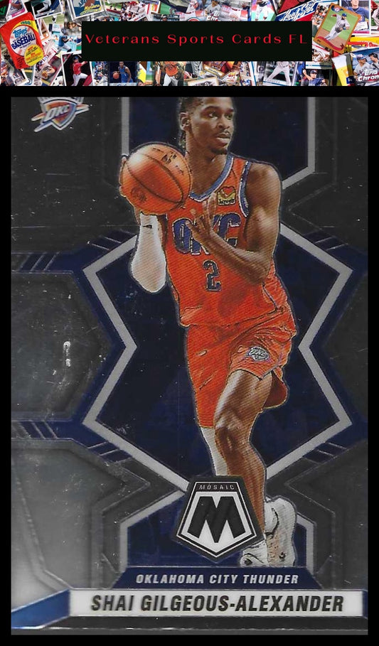 2021-22 Panini Mosaic #41 Shai Gilgeous-Alexander