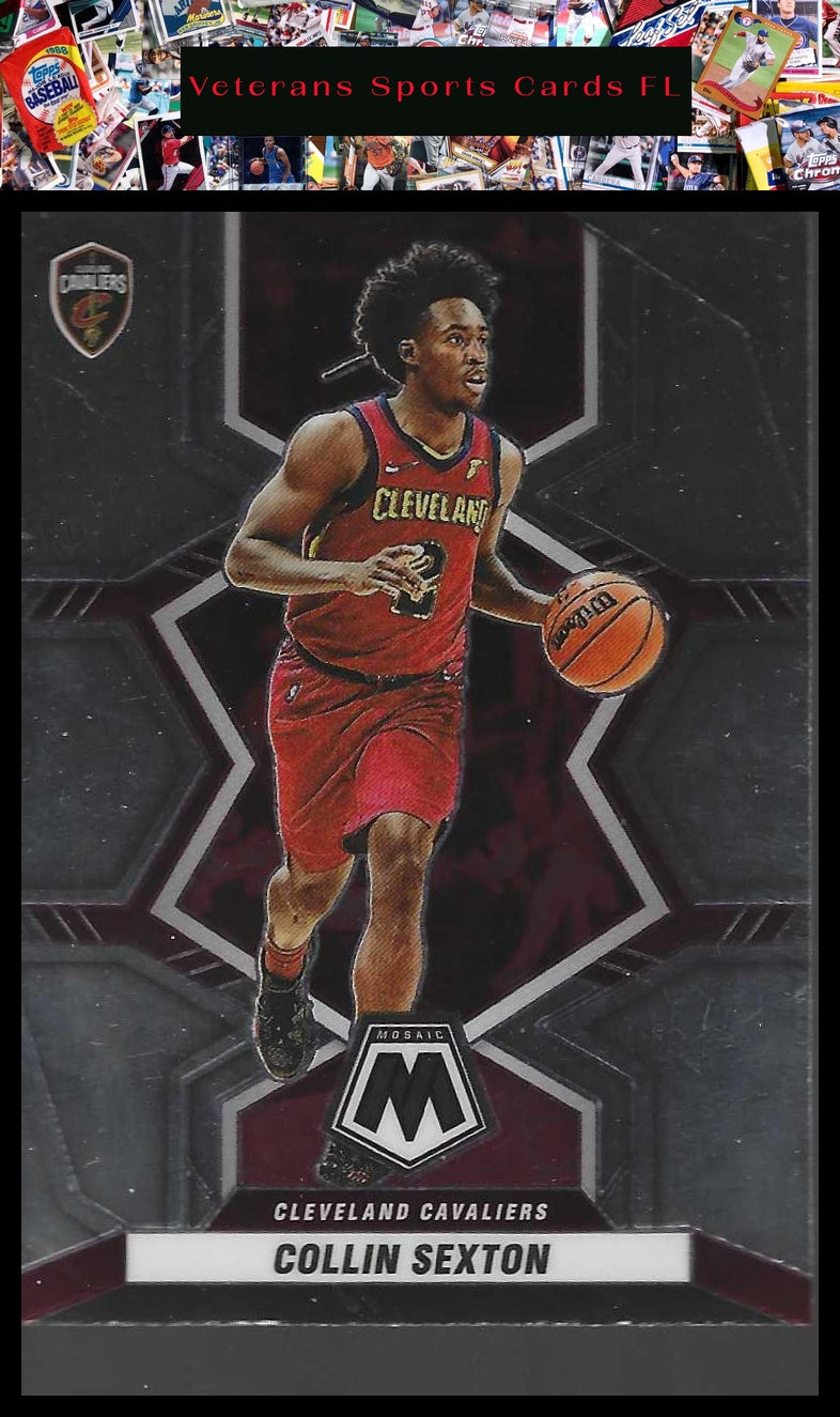 2021-22 Panini Mosaic #185 Collin Sexton