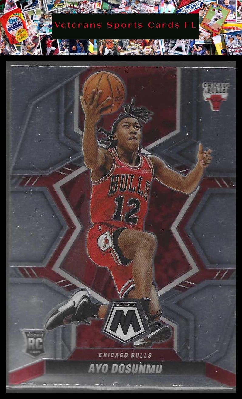 2021-22 Panini Mosaic #233 Ayo Dosunmu