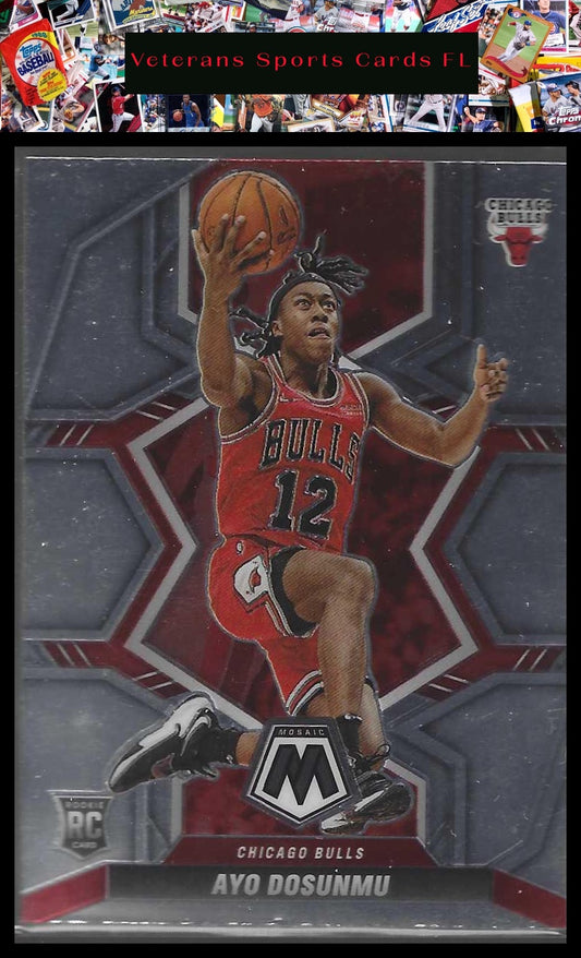 2021-22 Panini Mosaic #233 Ayo Dosunmu