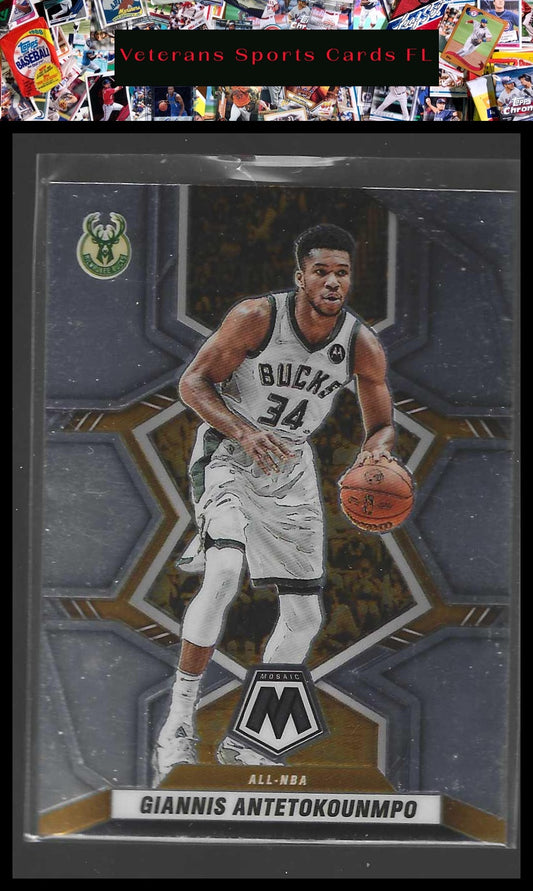 2021-22 Panini Mosaic #281 Giannis Antetokounmpo