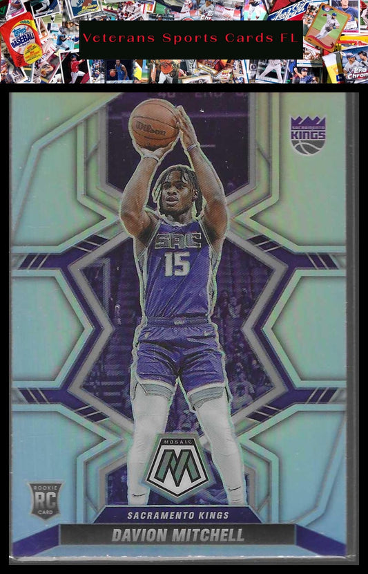 2021-22 Panini Mosaic #208 Davion Mitchell Silver