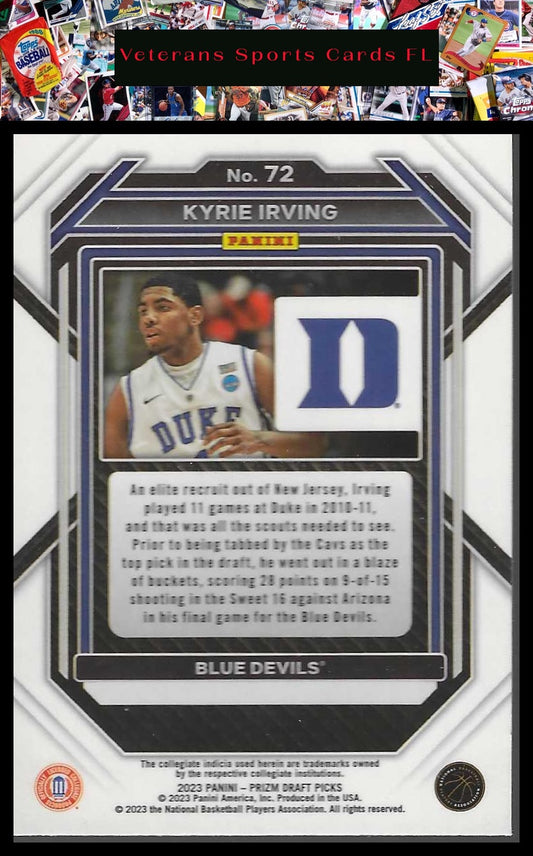 2023 Panini Prizm Draft Picks #72 Kyrie Irving