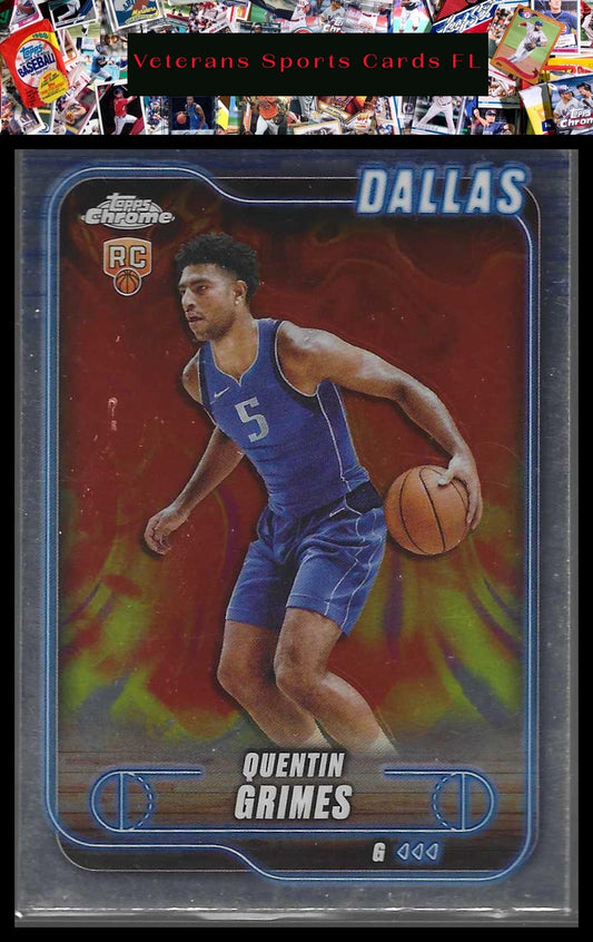 2024-25 Topps Chrome #163 Quentin Grimes