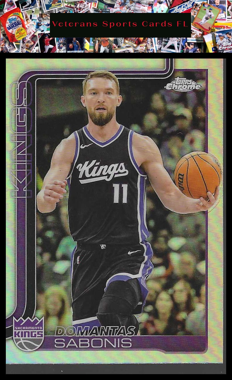 2025-26 Topps Chrome #229 Domantas Sabonis Refractor