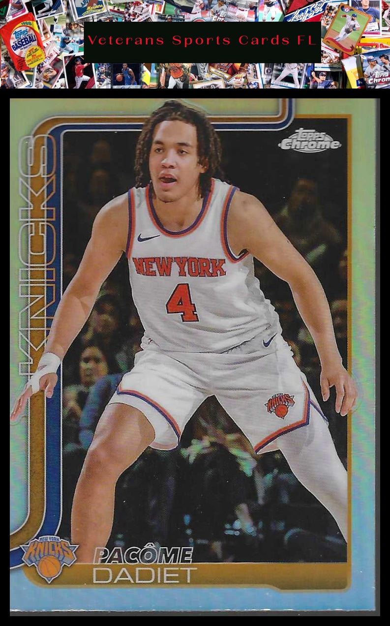 2025-26 Topps Chrome #111 Pacôme Dadiet Refractor