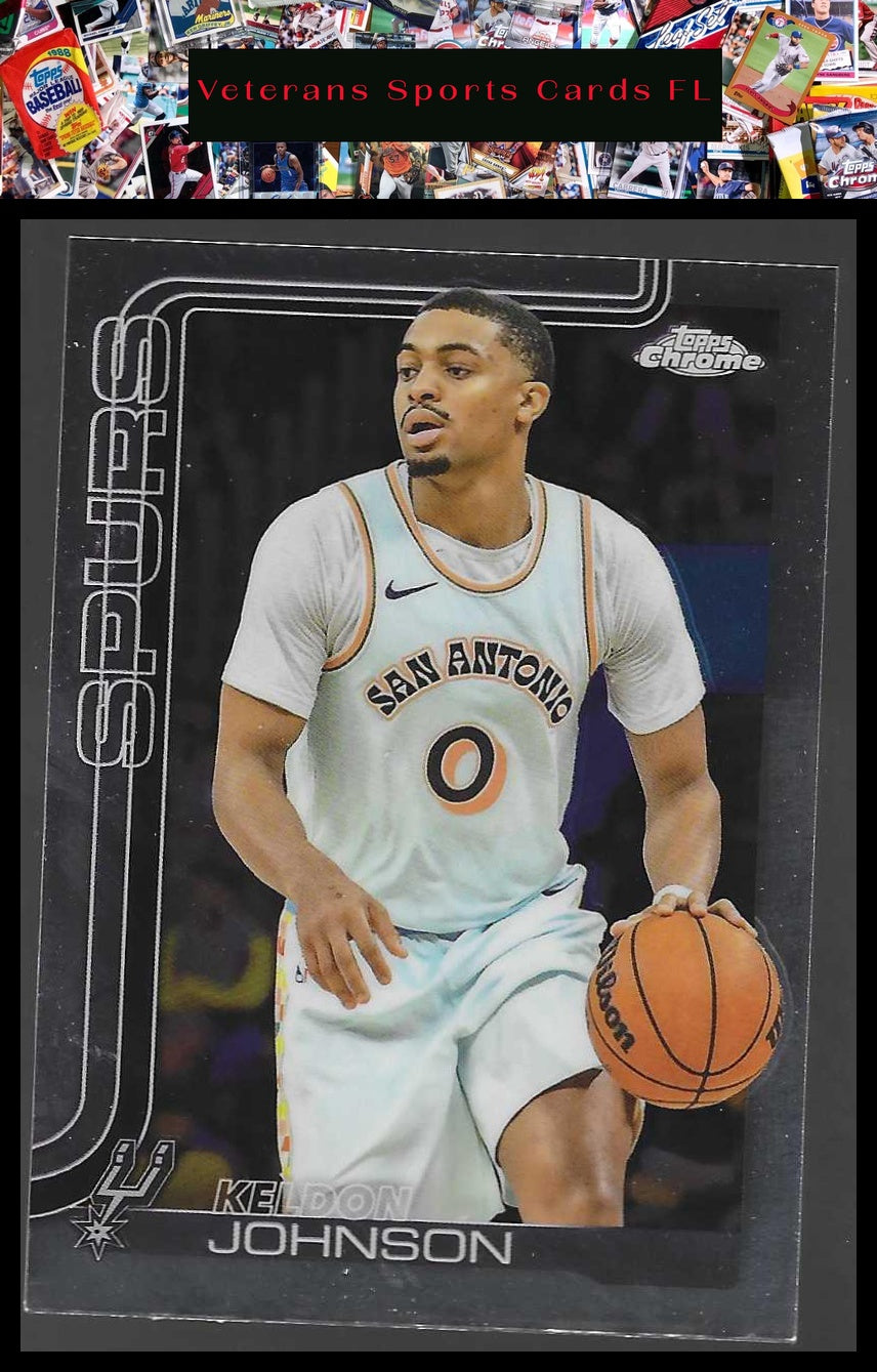2025-26 Topps Chrome #220 Keldon Johnson