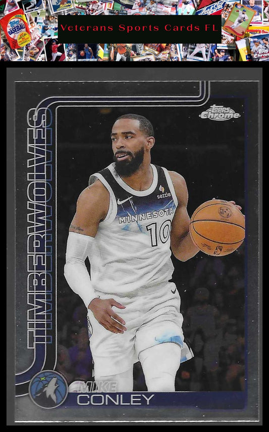 2025-26 Topps Chrome #132 Mike Conley