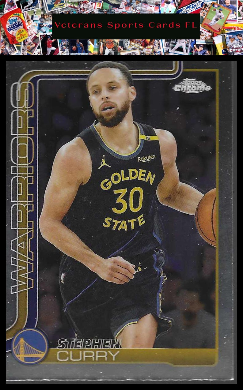 2025-26 Topps Chrome #201 Stephen Curry